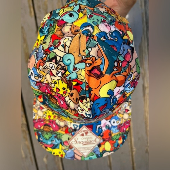 2014 Pokemon Snapback Hat Character Cap main image 7